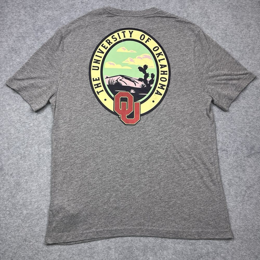 Fanatics University of Oklahoma graphic t-shirt gray ncaa size‎ large